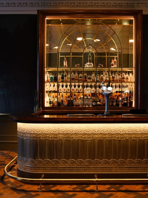 Gatsby Bar, Back Bar Design, Speakeasy Decor, Bar Lounge Design, Library Bar, New York Bar, Deco Bar, Speakeasy Bar, Bar Unit