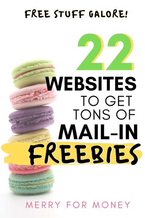 22 Best Sites to Score Free Product Samples By Mail 🎈 | Merry for Money Free Makeup Samples Mail, Free Samples Without Surveys, Freebie Websites, Free Sample Boxes, Free Coupons By Mail, Get Free Stuff Online, Couponing For Beginners, Freebies By Mail, Birthday Freebies