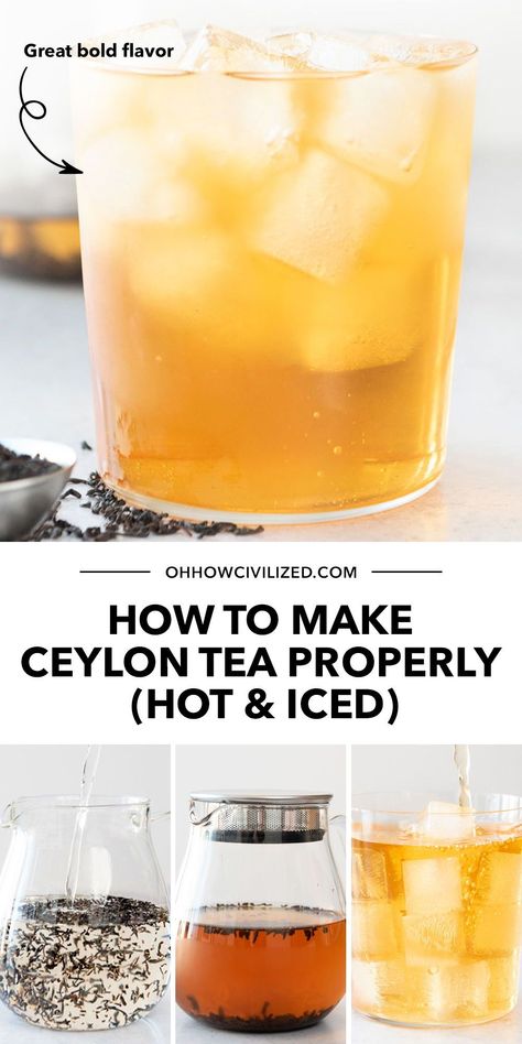 Recipes For Sore Throat, Healthy Iced Tea Recipes, Blue Butterfly Pea Flower Tea, Healthy Iced Tea, Black Tea Recipe, Matcha Milk Tea, Iced Black Tea, Homemade Tea Recipes, Tea To Drink