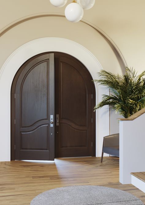 Colonial house front door