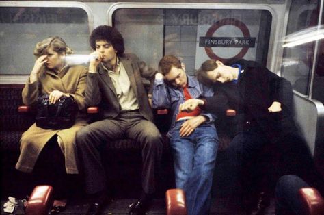 London Underground in the 1970s/80s Environment Photography, Underground Tube, Blithe Spirit, London Tube, Finsbury Park, Mrs Hudson, Festival Hall, Subway Train, London Aesthetic