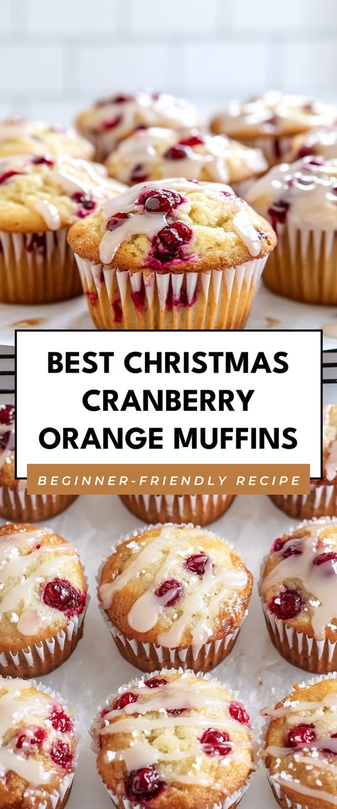 Image for Best Christmas Cranberry Orange Muffins Panera Bread Cranberry Orange Muffins, Cranberry Gingerbread Muffins, Orange Cranberry Recipes, Christmas Brunch Muffins, Cranberry Brunch Recipes, Healthy Christmas Muffins, Christmas Muffins Recipes Easy, Christmas Breakfast Muffins, Orange Cranberry Desserts