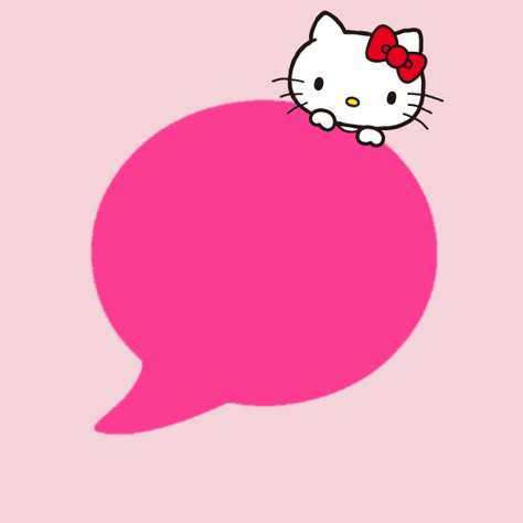 Hello Kitty Messages Icon, Hello Kitty App Icon, Messages App Icon, Pink Classroom, App Icons Pink, Barbie Phone, Cat App, Y2k Pfp, Icons Pink