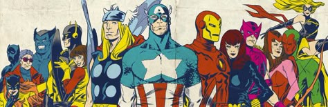 Avenger Artwork, Univers Marvel, Avengers Comics, Marvel Wallpaper, Bronze Age, Superhero Comic, Comic Heroes, Avengers Assemble, Marvel Heroes