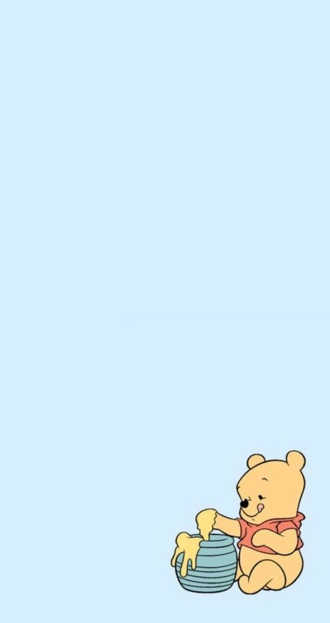 Disney Home Screen, Winnie The Pooh Background, Winnie The Pooh Wallpaper, Pooh Wallpaper, Pooh Bebe, Winnie The Pooh Drawing, Coffee Artwork, Winnie The Pooh Pictures, Iphone Wallpaper Stills