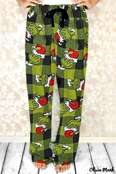 Grinch Pajama Pants, Grinch Pajamas, Grinch Stuff, Christmas Pajama Pants, Womens Christmas Pajamas, Pajamas Pants, Plaid Pajama Pants, Christmas Grinch, Plaid Pajamas