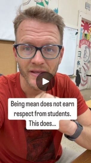 8.8K views · 1.9K reactions | Fear is not the goal, respect is. And you can earn it by without being mean or stern. 

Students don’t take advantage of nice teachers they take advantage of teachers who don’t enforce their rules or hold them accountable. 

Good news! You can be happy, excited to teach, and not be a miserable grump and still get respect, have high expectations, and have a great classroom community focused on learning. 

#teachers #teachertips #newteachers #firstyearteachers #classroommanagement | History For Humans | history_4_humans · Original audio Respect Teachers, First Year Teachers, High Expectations, Classroom Community, Teacher Hacks, New Teachers, The Goal, Classroom Management, Good News