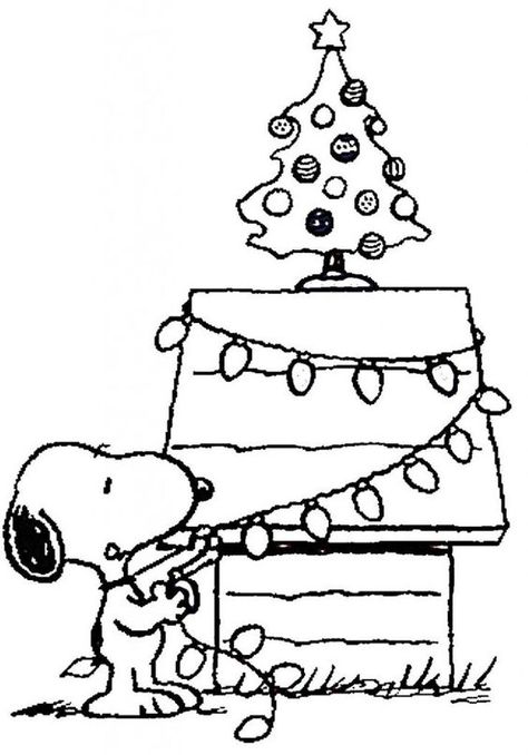 Charlie Brown Christmas Coloring Pages Snoopy Coloring Pages, Free Christmas Coloring Pages, Christmas Coloring Sheets, Printable Christmas Coloring Pages, Christmas Tree Coloring Page, Cartoon Coloring, Tree Coloring Page, Brown Christmas, Peanuts Christmas