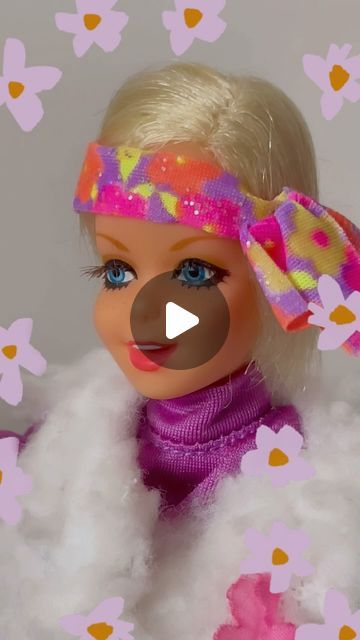 Heidi Thorne on Instagram: "Twiggy (1967) models a mod flower power 🌸 look with some vintage pieces from a Goodwill 1980s era Barbie clothes thrift haul, including the Sherpa vest, purple shirt, and the headband which I think was actually a cravat. Boots are from a 1997 30th anniversary repro of Francie’s Wild Bunch. Got the jeans on eBay, but they were not ID’d and I think they might be Integrity.

#barbie #barbies #barbiedoll #barbiedolls #fashiondoll #fashiondolls #doll #dolls #dollsofinstagram #dollstagram #dollcollector #dollcollectors #dollcollecting #dollclothes #barbiecollector

Joining #dollvintagefashionfriday hosted by @beckysvintagebarbies & @melodys_mini_world 💖💖" 90s Barbie Dolls, 90s Barbie, Wild Bunch, Thrift Haul, Sherpa Vest, Purple Shirt, Barbie Collector, 30th Anniversary, Collector Dolls