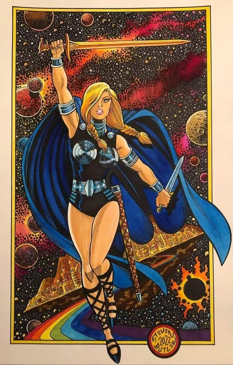 Valkyrie Marvel Comics, Marvel Asgard, Valkyrie Marvel, Asgard Marvel, Valkyrie Tattoo, Marvel Comics Art, Beautiful Dark Art, Marvel 3, Book Images