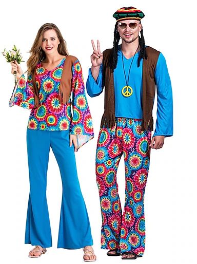 70s Hippie Disco Costume Retro Vintage 1970s Abba Costume Bell Bottoms Jumpsuit Couple's Costume for Masquerade Vintage Cosplay Party 2024 - GBP £35 Disco Fancy Dress, Abba Costumes, Retro Trousers, 70s Costume, Disco Costume, White Angel, Costume Outfits, Couples Costumes, Trouser Suits