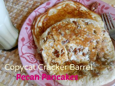 Cheesecake Factory Salads, Copycat Cracker Barrel Pancakes, Cracker Barrel Pancakes, Cracker Barrel Copycat Recipes, Copycat Cracker Barrel, Cracker Barrel Recipes, Pecan Pancakes, Breakfast Crepes, Breakfast Waffles