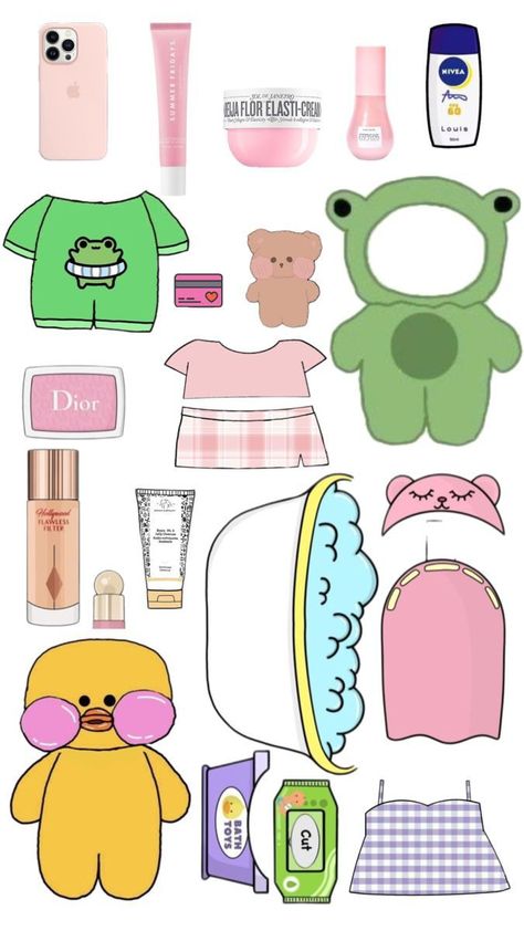 Buku Diy, Duck Crafts, Free Printable Paper Dolls, Paper Doll Printable Templates, Hello Kitty Printables, Paper Duck, Paper Dolls Clothing, Hello Kitty Crafts, Paper Dolls Diy