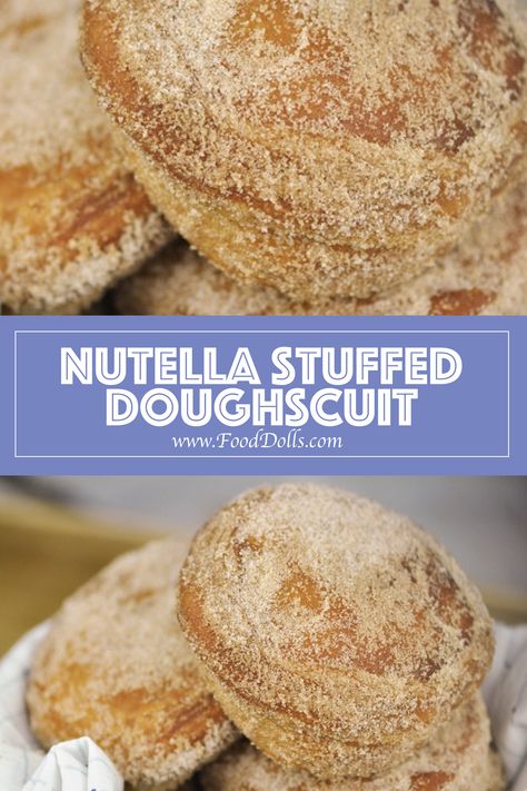 Pillsbury Biscuit Recipes Nutella, Nutella Stuffed Biscuits, Nutella Biscuits Recipes, Chirothin Diet, Grand Biscuit Recipes, Pillsbury Biscuit Recipes, Stuffed Biscuits, Nutella Cookies Recipe, Nutella Donuts