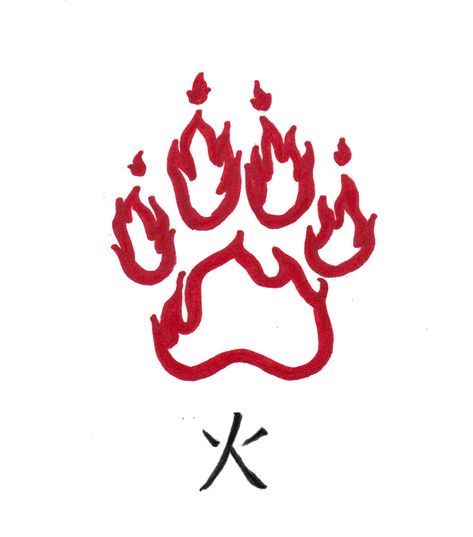 Tattoo Designs | fire paw print tattoo design by ~ForgottenParadise on deviantART Fire Wolf Tattoo, Panther Paw Tattoo, Animal Paws Tattoo, Lion Paw Tattoo, Wolf Paw Print Tattoo Design, Red Paw Print Tattoo, Cat Paw Print Tattoo Outline, Animal Paw Tattoo Ideas, Wolf Print Tattoo