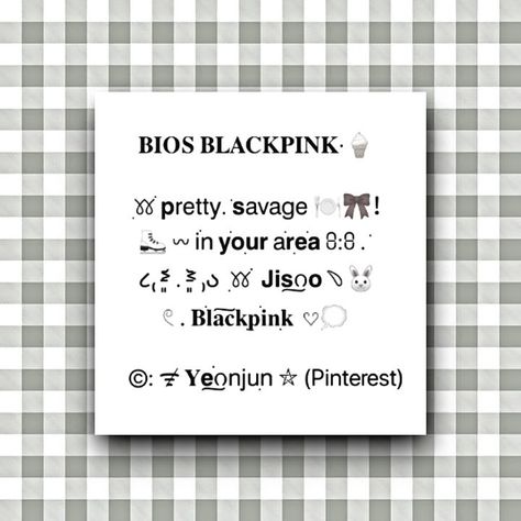 #Blackpink #jisoo #bios Kpop Bio Ideas Instagram Blackpink, Black Pink Bios Ideas, Blackpink Bio Ideas Instagram, Blackpink Bio Ideas, Bios Kpop, Korean Text, Cute Bios, Ig Bio, Bio Ideas