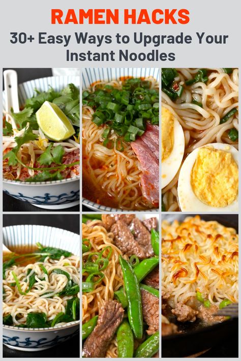 Ramen Hacks: 30+ Easy Ways to Upgrade Your Instant Noodles | Tt is my duty, my honor, and my privilege to share with you some of our methods and recipes.	  #howto #howtomake #howtorecipes Uses For Ramen Noodles, Recipes With Mr Noodles, Cooking With Ramen Noodles, Add Ins For Ramen Noodles, Recipes Using Top Ramen Noodles, How To Upgrade Ramen Noodles, Ramen From Instant Noodles, Cup O Noodles Hacks, Oodles And Noodles Recipes