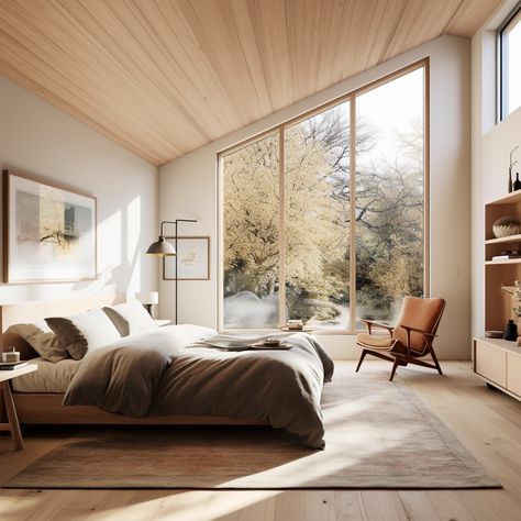 7+ Key Elements of Scandinavian Bedroom Design • 333+ Images • [ArtFacade] Master Bedrooms Scandi, White Scandi Bedroom, Skandinavia House Interior, Scandinavian Home Design Architecture, Scandavian Bedroom, Scandinavian Hotel Room, Bedroom Design 2024, Open Space Bedroom, California Modern Bedroom