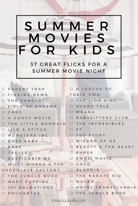 Summer Movies List, Best Summer Movies, Summer Movie Night, Netflix Movie List, Summer Movies, Disney Movies List, Movies For Kids, Movie Hacks, Netflix Movies To Watch