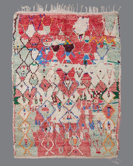 Vintage Moroccan Azilal Carpet AZ64 Marrocan Carpets, Carpet Diy, Colorful Moroccan Rugs, Shaw Carpet, Beige Carpet, Diy Carpet, Boucherouite Rug, Grey Carpet, Moroccan Carpets