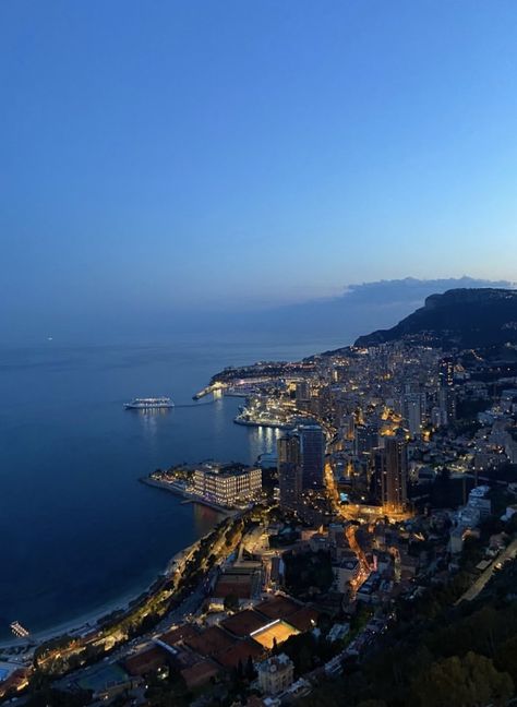 Monaco At Night, Amalfi Coast Positano, Japan Aesthetic, Nice France, Dream Holiday, Vacation Places, City Aesthetic, French Riviera, Pretty Places