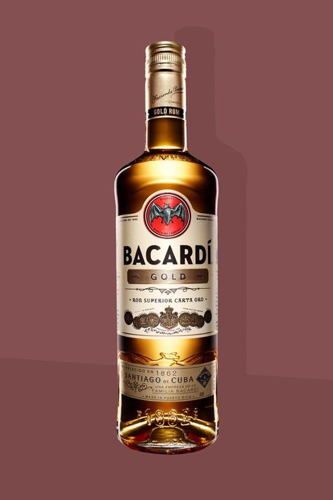 Bacardí Gold Rum Review Bacardi Gold, Puerto Rican Rum, Gold Rum, Gold Drinks, Good Rum, Sugarcane Juice, Light Rum, Rum Cocktails, Reunion Island