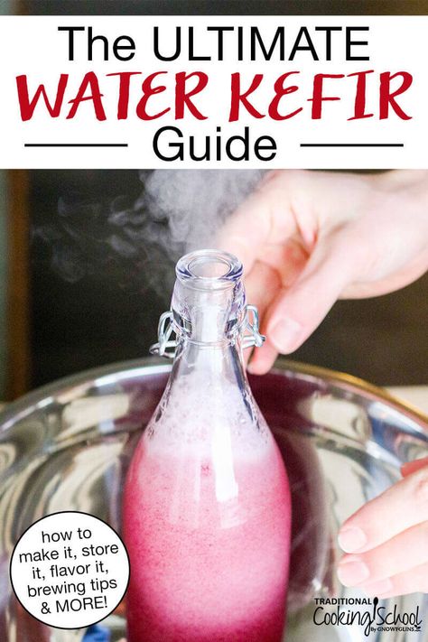 Water Kefir Flavors, Water Kefir How To Make, Kifer Recipes, Water Keifer, Water Kefir Recipes, Kefir Flavors, Fizzy Water, Kefir Soda, Milk Kefir Recipes