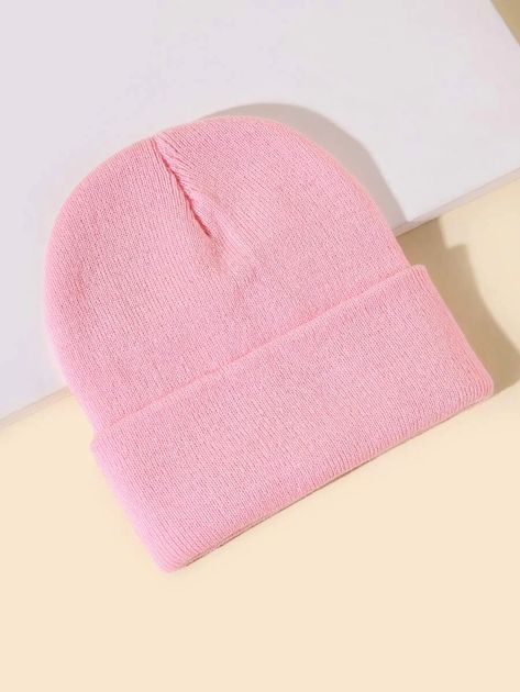 Men Minimalist Solid Beanie | SHEIN Pink Beanie, Mens Beanie Hats, Classy Outfits Men, Men's Beanies, Pink Beanies, Mens Beanie, Pink Collars, Korean Outfits, Beanie Hats