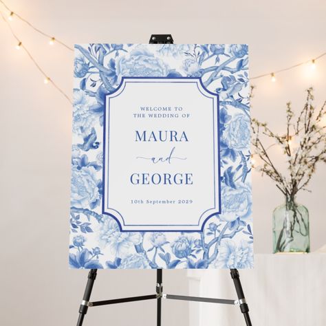 Discover the charm of vintage canvas prints featuring beautiful bird designs. Perfect for adding a touch of nostalgia to your wall decor. #vintageart #canvasprints #birdart #wallart #homedecor #nostalgicdecor #artprints #vintagewallart #birdlovers #decorinspiration Wedding Foam Board, French Blue Wedding, Chinoiserie Wedding, Porcelain Wedding, Floral Toile, White Wedding Theme, Blue Chinoiserie, Bird Wedding, Bird Designs