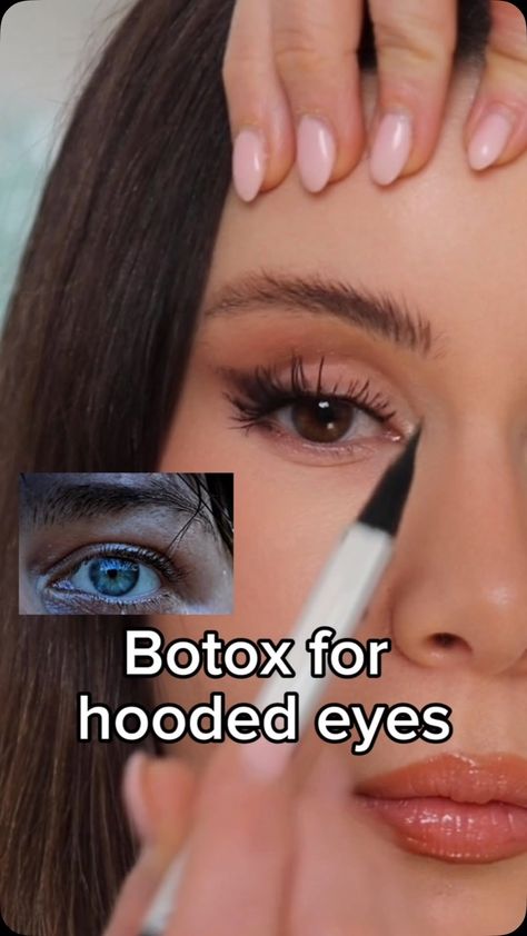 Dr Rebecka Gardell | Botox placement for hooded eyes 👁️ . This will give you a lift of the whole eye, not just a side lift/cat eye lift. | Instagram Botox Placement, Eye Lift, Hooded Eyes, Cat Eye, Instagram