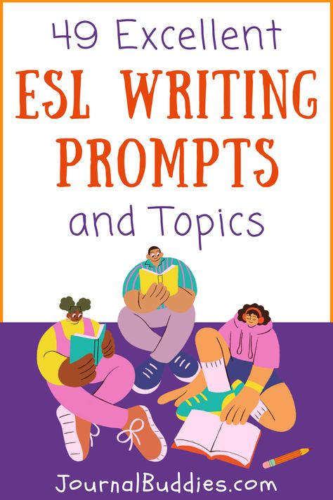 With these easy ESL writing prompts, you’ll be able to work with your students to build grammar, vocabulary, and more. Journal Prompts For Language Learning, Esl Elementary Worksheets, Esl Writing Activities Worksheets, Esl Elementary, Esl Writing, Writing Elementary, Journal Prompts For Kids, Elementary Worksheets, Journal Topics