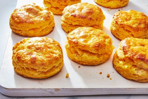 Sweet Potato Biscuits — Southern Living Swim Biscuits, Potato Biscuits, Breakfast Party Foods, Easy Dinner Casseroles, Sweet Potato Biscuits, Breakfast Party, Warm Breakfast, Biscuits Recipe, Southern Food