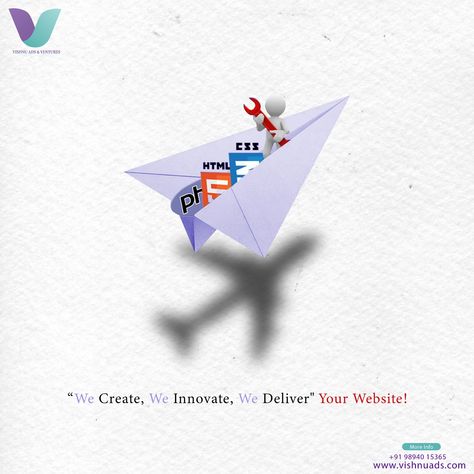 Vishnu Ads: 👑 "We Create, We Innovate, We Deliver" 🚀 exceptional web development. 💥Stunning, user-friendly websites crafted with boundless creativity, 🎨 from concept to completion.👍Our innovative approach ensures that we stay at the forefront of technology.
#vishnuads #rajeshravindran #webdevelopment #webdesign #advertisingagency #service #creativity
#business #growth #website #create #innovate  #success #trendingnow #userfriendly  #buildwebsite #kodambakkam #tamilnadu #chennai #india Business Growth Creative Ads, Website Development Creative Ads, Web Development Creative Ads, Website Software, Website Promotion, First Birthday Party Decorations, Tech Innovation, Web Technology, Website Designing