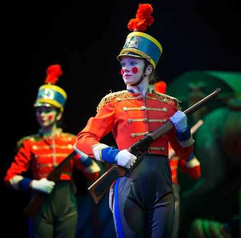 Dancers from Colorado Ballet Academy in The Nutcracker, photo by Mike Watson Nutcracker Toy Soldier Costume Diy, Nutcracker Christmas Costume, Nutcracker Soldier Costume, Toy Soldier Costume, Nutcracker Ballet Costumes, Ballet The Nutcracker, Costume Homemade, Nutcracker Costume, Barbie Nutcracker