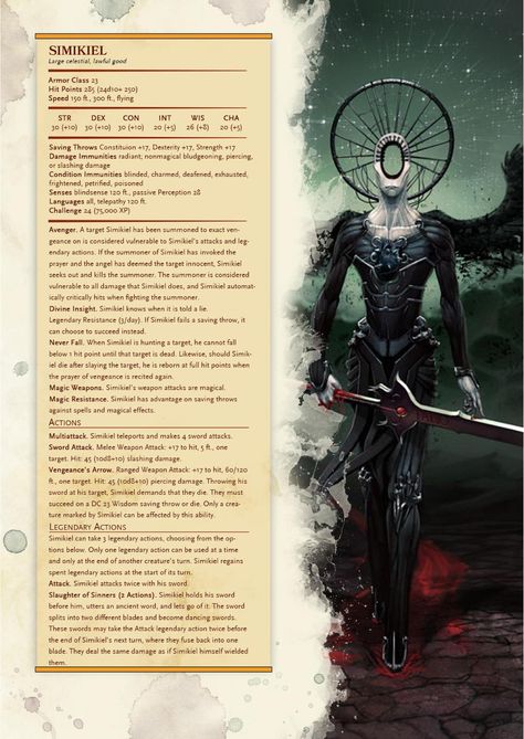 DnD 5e Homebrew — Angel Compendium Angels by StriderT D D 5e Homebrew, Guerriero Samurai, Dnd Stats, Dungeon Master's Guide, Dungeons And Dragons 5e, Dungeons And Dragons Classes, D D Monsters, Dnd Dragons, Dnd 5e Homebrew