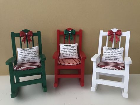 Excited to share this item from my #etsy shop: Christmas in Heaven memorial empty chair loved one in heaven Christmas tree deceased loved ones dollhouse pillow Heaven Chair, Fairy Garden Chairs, Christmas In Heaven Poem, Christmas In Heaven Lantern, Memory Lantern, Loved One In Heaven, Memory Boxes, Christmas Chair, Memory Table