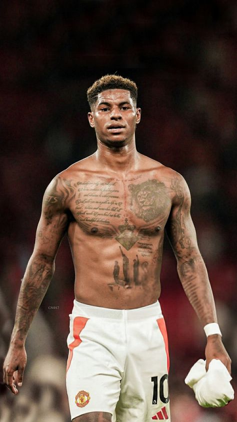 #manchesterunited #adidas #rashford Marcus Rashford Tattoo, Rashford Wallpapers, Marcus Rashford Wallpaper, Men Poses, Jeep Grand Cherokee Srt, Manchester United Wallpaper, Cute Dreads, Marcus Rashford, Trippy Wallpaper