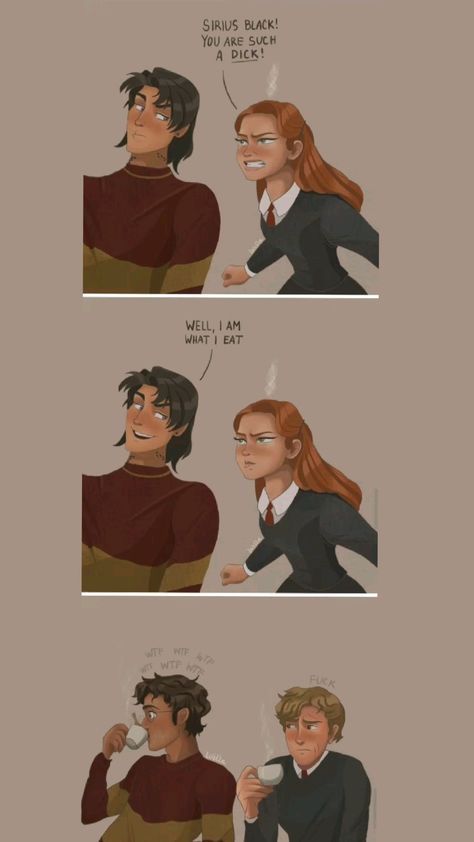 Wolfstar Making Out, Harry And James Potter, Older Sirius Black Fan Art, James Sirius Potter Fanart Next Gen, Sirius Animagus, Teddy Lupin X James Sirius, James X Severus Fan Art, Wolfstar And Jegulus Fanart, Latino James Potter