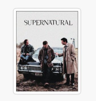 #Supernatural sam winchester, dean winchester Sticker Spn Wallpaper Laptop, Supernatural Stickers Printable, Supernatural Vinyl Decals, Supernatural Party, Supernatural Sam Winchester, Deans Car Supernatural, Jensen Ackles Meme Funny, Supernatural Sam, Jensen Ackles Supernatural