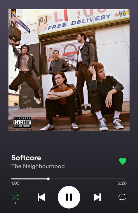 softcore - the neighborhood The Neighbourhood Songs, Soul Songs, Music Lyrics Quotes Songs, Music Album Covers, Vibe Song, A Silent Voice, Aesthetic Songs, Music Therapy, Music Memes