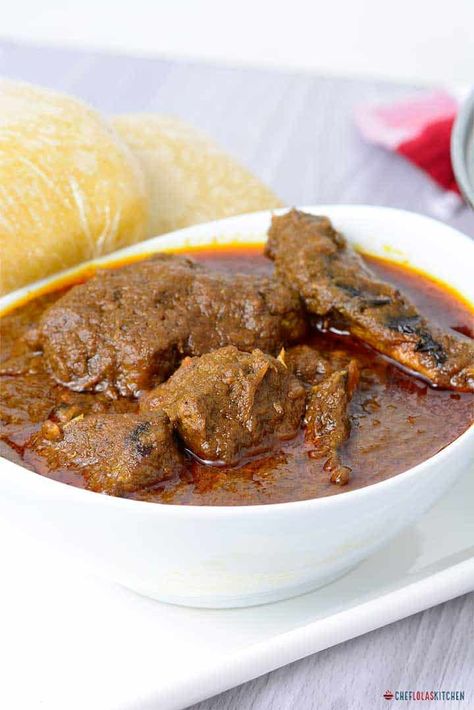 Banga Soup | Niger-Delta style palm nut soup Banga Soup Nigerian Food, Cameroonian Dishes, Banga Soup, African Soup, Boiled Plantains, Peanut Butter Soup, Nigerian Foods, African Stew, Turkey Stew