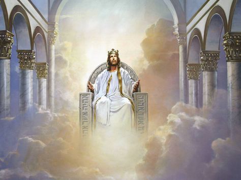 Bible Story of the Day: Holy King Heaven Pictures, Shatta Wale, Prophetic Art, King Jesus, Jesus Art, God Prayer, King Of Kings, Jesus Is Lord, In The Clouds