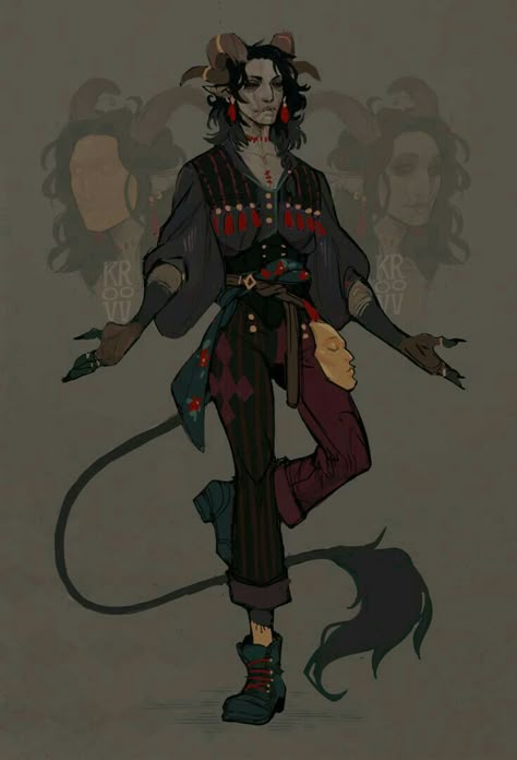 Scythe Game Art, Tiefling Male, Kingdom Ideas, Circus Man, Blood Hunter, Rpg Characters, Dungeons And Dragons Characters, Dnd Art, Fantasy Male