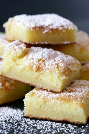 2-Ingredient desserts make post-dinner sweets a snap Two Ingredient Desserts, Lemon Cake Bars, 2 Ingredient Desserts, 2 Ingredient Recipes, Lemon Pie Filling, Angel Food Cake Mix Recipes, Cake Bars, Dessert Ingredients, Monkey Bread