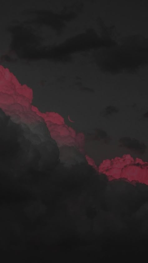 Red Clouds, Japanese Wallpaper Iphone, Moonlight Photography, Space Phone Wallpaper, Iphone Wallpaper Landscape, Sky Wallpaper, Simple Phone Wallpapers, Dark Nature Aesthetic, Dark Phone Wallpapers