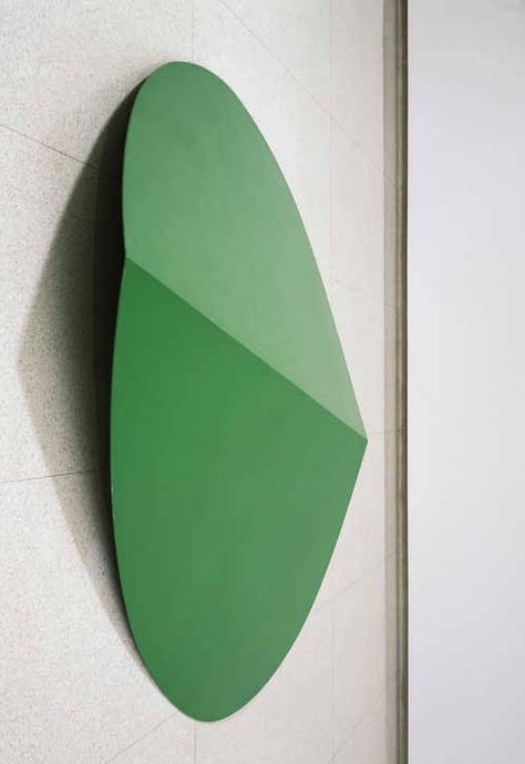 Green Rocker | Ellsworth Kelly | Ellsworth Kelly Sculpture, Ceramic Trophy, Ellsworth Kelly, Ceramic Wall Decor, Diy Ceramic, Plaster Art, Pottery Sculpture, Wall Sculpture Art, Paper Sculpture