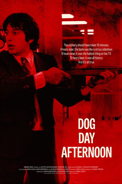 Dog Day Afternoon (1975) Al Pacino Movies Poster, Dog Day Afternoon Movie, Dog Day Afternoon Poster, Film Class, Dog Day Afternoon, Film Posters Art, Best Movie Posters, Worst Movies, Movie Covers