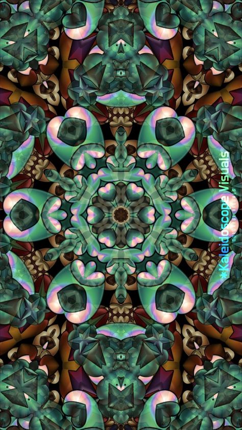 Kaleidoscope Design, Kaleidoscope Art, Meow Wolf, Eye Pattern, Gcse Art, New Sticker, Relaxing Music, Fractal Art, Art Videos