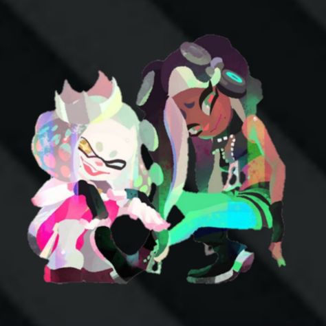 Off The Hook Official Art, Pearl Fanart, Marina Splatoon, Pearl And Marina, Splatoon Fanart, Splatoon Art, Splatoon 2 Art, Picture Icon, Tv Girls