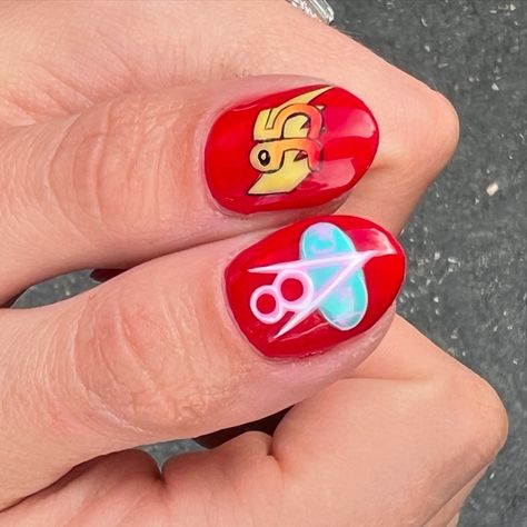 Lightning Mcqueen Nails, Cars Nails, Sally Nails, Disney Cars Theme, Hand Drawings, Painted Nail Art, Car Themes, Party Nails, Disney Nails